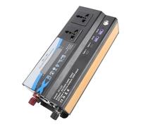 EIMSOAH Inversor de Potencia Máxima de 6000 W Ventilador Inteligente Enfriamiento Protección contra Sobretensión para Acampar Reproductores de DVD Dispositivos USB Aleación de Aluminio de Larga Vida