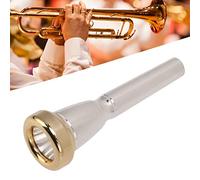 EIMSOAH Juego de Boquillas de Trompeta, Pieza de Trompeta 3C 3B 2C 2B, Boquilla de Trompeta de Metal Boquilla de Práctica de Trompeta para Principiantes, Accesorios de Instrumentos