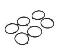 EIMSOAH Juego de Juntas de Admisión de para IS250 2006-2012, que Garantiza un Ajuste Perfecto, Caucho, negro"