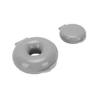 EIMSOAH Juego de Moldes para Pastel de Donuts, Formas Uniformes para Pasteles, Horneado sin Esfuerzo para Panadería, Fiesta, Boda, Plástico PLA de Calidad Alimentaria (Gris)