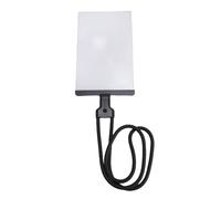 EIMSOAH Lupa de Página de Libro Completo con Cuello de Cisne Flexible, Lupa Grande 4X para Personas con Discapacidad Visual (Negra)