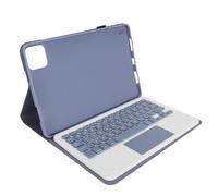 EIMSOAH MI Pad 6 6 Pro 11 Pulgadas 2023 Case de Teclado, Teclado Inalámbrico Desmontable, Cubierta de Soporte de PU con Magnéticamente Desmontable, Pila (Púrpura)