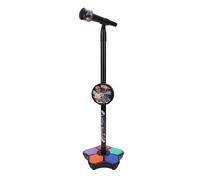EIMSOAH Micrófono de Juguete con Luces de Colores, Altavoz Transparente Multifunción, Diseño Ergonómico para Niños Entusiastas de la Música, Material Plástico