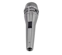 EIMSOAH Micrófono de Mano Dinámico Profesional, Pastilla de Sonido Delicada para Canto en Escenario, Enchufe Universal 6,5 (Plata)