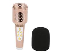 EIMSOAH Micrófono Inalámbrico Potente Altavoz Portátil para Coche Fiesta PC Todos los Teléfonos Inteligentes Función de Reverberación para Karaoke Baby Sound con Ranura para Tarjeta de Memoria