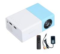 EIMSOAH Mini, de Cine en Casa Inteligente Portátil Full HD 1080P con de Ventilador de Refrigeración, para Entretenimiento Infantil, Películas para Acam (Enchufe Europeo)