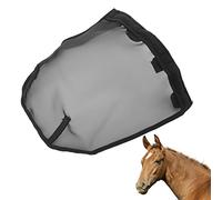 EIMSOAH Neta de la Nariz para Caballos, Caballos de Nariz Red Transpirable Máscara de Malla Transpirable para Caballos con Alergias o Temblores, Cobertura de Nariz Negra de Plástico de