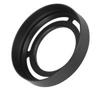 EIMSOAH Parasol de Lente de Cámara de Metal Compacto, Resistente y Duradero, Desmontable, para Fuji /X20/X30, Aleación Negra 1 Pieza para Fotografía Al Aire Libre (Negro)