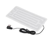 EIMSOAH Película Calefactora USB, Almohadilla Térmica Eléctrica de 7,5x3,5 Pulgadas, bajo Consumo de Energía con Lavable a Máquina para Aliviar el Dolor en el Invierno y el Cuerpo de