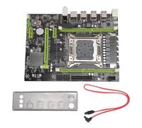 EIMSOAH Placa Base para Computadora de Escritorio, Placa Base para Juegos LGA 2011 DDR3 de Doble Canal con Fuente de Alimentación de 7 Fases, para CPU con Soporte de Memoria de hasta
