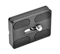 EIMSOAH Placa de Liberación Rápida de Alta Resistencia para Cámara SLR con Cabezal Esférico, Compatible con Trípode monopié Arca Benro, Material de Aleación Negro PU40 para Fotógrafos (PU50)