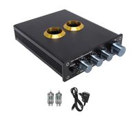 EIMSOAH Preamplificador de Banco, Preamplificador de Tubo Compacto para Audiófilos de Alta Fidelidad con Protector de Circuito Incorporado y 3 Configuraciones de Ecualizador, para de Audio (Enchufe