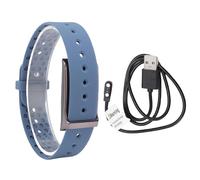 EIMSOAH Rastreador de Actividad Física, Pulsera Inteligente con Sincronización de Aplicaciones para Seguimiento de Ruta de, Monitoreo del Sueño, Resistente Al Agua (Azul)