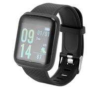 EIMSOAH Rastreador de Actividad Física, Reloj Inteligente con Monitor de Sueño y Monitor de Frecuencia Cardíaca, Contador de Pasos, Contador de Calorías, Pantalla Táctil 1.10, Res (Negro)