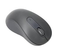 EIMSOAH Receptor BT/USB Ratón Inalámbrico Silencioso Negro dpi Ajustable para Oficina Escuela Familia con Batería, Plug and Play, óptico de Detección de Movimiento