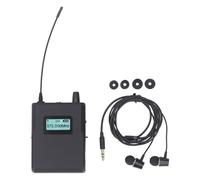 EIMSOAH Receptor de IEM Inalámbrico, Monitor de Escenario Digital de 560-596 MHz, Pantalla LCD 36 Frecuencias de Baja Latencia para Estudio de Banda en