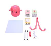 EIMSOAH Robot de Dibujo Inteligente, Juguete Educativo Interactivo Automático con 252 Tarjetas y 2 Bolígrafos, para Aprender a Pintar y Desarrollar la Creatividad a Partir de 5 Años (Rosa)