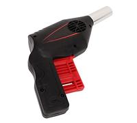 EIMSOAH Soplador de Barbacoa Portátil, Soplador de Barbacoa a Presión Manual Duradero para Al Aire con Boquilla de Acero Inoxidable