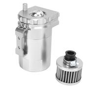 EIMSOAH Tanque de Captura de Aceite Tanque de Depósito de Aceite Resistente con Filtro de Ventilación para Expedition 3.5L EcoBoost 2018-2021 (Plata)