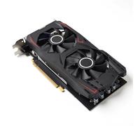 EIMSOAH Tarjeta Gráfica para Juegos, Tarjeta de Vídeo GDDR5 de 6 GB de 192 bits, Ventiladores de Refrigeración Duales, Salida VGA DVI para Juegos de PC 3D CAD CAM