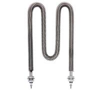 EIMSOAH Tubo de Calor con Aletas Tipo W, Tubo de Calentamiento Eléctrico de Acero Inoxidable de 2500 W, Orificios Roscados para una Conexión Segura, para Maquinaria de Aire Acondicionado (220V)