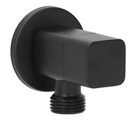 EIMSOAH Válvula de ángulo G1/2, Válvula de Parada de Agua Mezcladora, Anillo Fijo para Grifo de Baño, Totalmente de Cobre, Diseño de Interruptor Elegante, 6,9 Oz