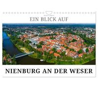 Ein Blick auf Nienburg an der Weser in Farbe (Wandkalender 2027 DIN A4 quer), CALVENDO Monatskalender: Ein ungewohnter Blick auf Nienburg in harten Schwarz-Weiß-Bildern.