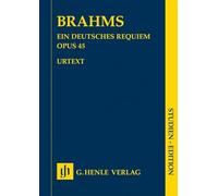 Ein deutsches Requiem - op. 45 - Soloists, Mixed Choir and Orchestra - Sheet Music - G. Henle Verlag (HN 9029)