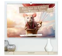 Ein Jahr im Leben von Familie Maus (hochwertiger Premium Wandkalender 2026 DIN A2 quer), Kunstdruck in Hochglanz: Ein verdammt gutes Mäuseleben!