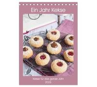 Ein Jahr Kekse (Tischkalender 2026 DIN A5 hoch), CALVENDO Monatskalender: Leckere Kekse für das ganze Jahr