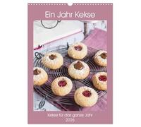 Ein Jahr Kekse (Wandkalender 2026 DIN A3 hoch), CALVENDO Monatskalender: Leckere Kekse für das ganze Jahr