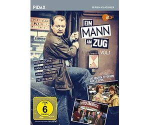 Ein Mann am Zug, Vol. 1 / Die ersten 9 Folgen der Kultserie mit Eberhard Feik (Pidax Serien-Klassiker) [Alemania] [DVD]