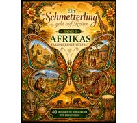 Ein Schmetterling geht auf Reisen - Band 3: Afrikas faszinierende Vielfalt - 40 detailreiche Ausmalbilder für Erwachsene