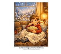 Ein Sonntag zum Durchatmen - Ein Winter-Malbuch für Kinder