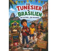 Ein Tunesier in Brasilien: Illustriertes Kinderbuch mit Fragen und Ausmalbildern - Eine herzerwärmende Geschichte über Freundschaft, Musik und kulturellen Austausch zwischen Tunesien und Brasilien