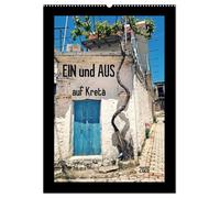 Ein und Aus auf Kreta (Wandkalender 2026 DIN A2 hoch), CALVENDO Monatskalender