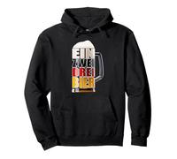 Ein Zwei DREI Bier. Taza de Cerveza Divertida y fácil Disfraz de Oktoberfest Sudadera con Capucha