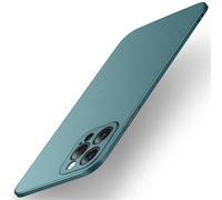 Einaily Funda ultrafina para iPhone 15 Pro Slim Case, mate de policarbonato duro para iPhone 15 Pro, resistente a los golpes, antiarañazos, textura mate, bumper cover slim fit, verde