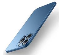 Einaily Funda ultrafina para iPhone 15 Pro Slim, mate, de policarbonato duro para iPhone 15 Pro, a prueba de golpes, antiarañazos, textura mate, bumper cover slim fit, azul