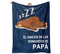 Einanmut Regalo para Papá Manta, Regalos Padre, Regalos Papá Originales, Regalos Cumpleaños para Papá de la Hija Hijo, Día del Padre Regalos - Oso Pardo Manta, 60 * 50in