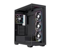Einarex prisma s700 rgb caja de pc para gaming, soporte para 9 ventila