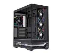 Torre Einarex PRISMA S800 RGB Black cristal templado espejo 10x120mm ATX Gaming