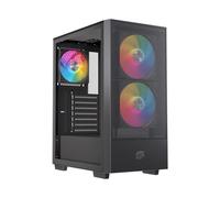 Caja PC Einarex Pulse P100 RGB Negro Panel Vidrio, Soporta 6 Ventiladores, RL 360mm