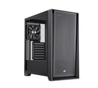Einarex Pulse P600 Black Core Caja de PC Gaming ATX Mid-Tower, 1 Ventilador PWM 120mm Incluido, Frontal Intercambiable Mesh y Cristal, Refrigeración Líquida 360mm, Cristal Templado