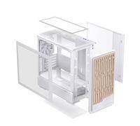 Einarex Pulse PM400 Caja de PC para Gaming, RGB, Soporte para 9 Ventiladores de 120mm, Refrigeración Líquida de 240mm (Core Blanca)