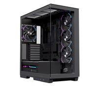 Caja PC Einarex Zenith Z1K RGB E-ATX Doble Cristal Templado 4 Ventiladores RGB USB-C