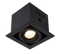 Einbaustrahler Aluminio Negro Salón GU10 B: 11.5 CM Foco Empotrable Cocina