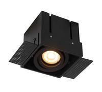 Einbaustrahler Aluminio Negro Salón GU10 B: 9 CM Foco Empotrado Cocina