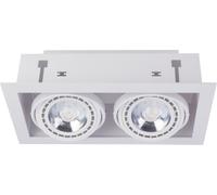 Einbaustrahler Lámpara de Techo Foco ,Anguloso Blanco Metal GU10 ES111 Ajustable