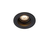 Einbaustrahler Metal Negro Salón GU10 B: 9 CM Foco Empotrable Cocina